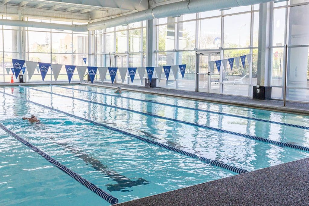 Swimming at Lexington Athletic Club